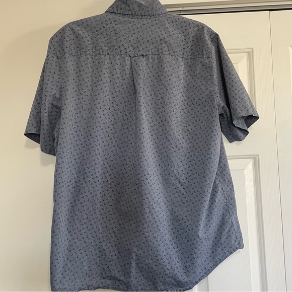 **4/$12** Chaps Men's Short Sleeve Button Down Collar Shirt w/Anchors Size Large - Picture 7 of 8